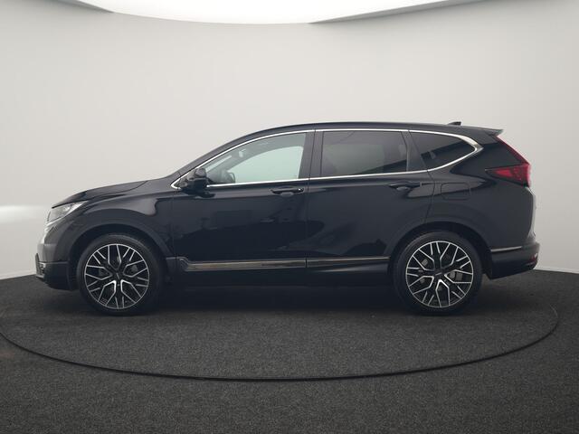 Honda CR-V 2.0 Black Edition MHEV 215pk Dealer O.H | Trekhaak Afn. | Adaptive Cruise | Camera | Sportstoelen Verwarmd | Keyless | Navigatie | DAB | 20"L.M