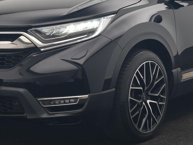 Honda CR-V 2.0 Black Edition MHEV 215pk Dealer O.H | Trekhaak Afn. | Adaptive Cruise | Camera | Sportstoelen Verwarmd | Keyless | Navigatie | DAB | 20"L.M