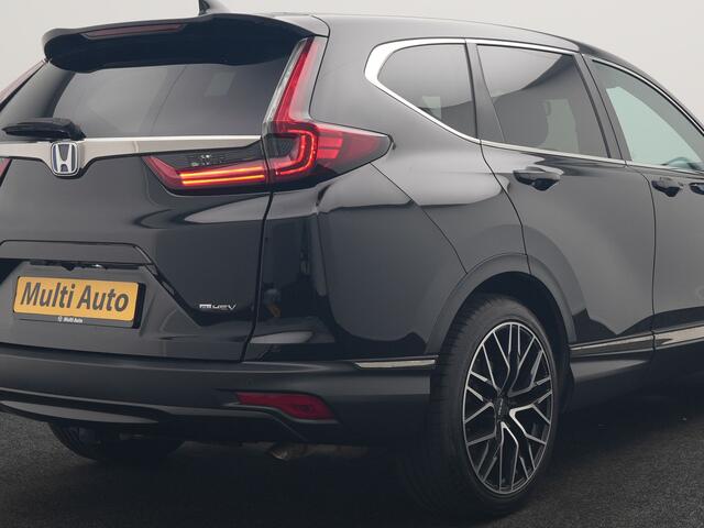 Honda CR-V 2.0 Black Edition MHEV 215pk Dealer O.H | Trekhaak Afn. | Adaptive Cruise | Camera | Sportstoelen Verwarmd | Keyless | Navigatie | DAB | 20"L.M