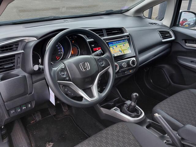 Honda JAZZ 1.3 i-VTEC 102pk Comfort | Navi | Airco | Cruise | Bluetooth Carkit+Streaming | Pdc V+A | Stoelverwarming | Rijstrook+Licht+Regensensor | 15''lm | Trekhaak