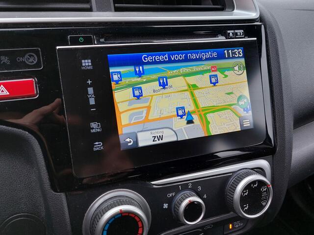 Honda JAZZ 1.3 i-VTEC 102pk Comfort | Navi | Airco | Cruise | Bluetooth Carkit+Streaming | Pdc V+A | Stoelverwarming | Rijstrook+Licht+Regensensor | 15''lm | Trekhaak