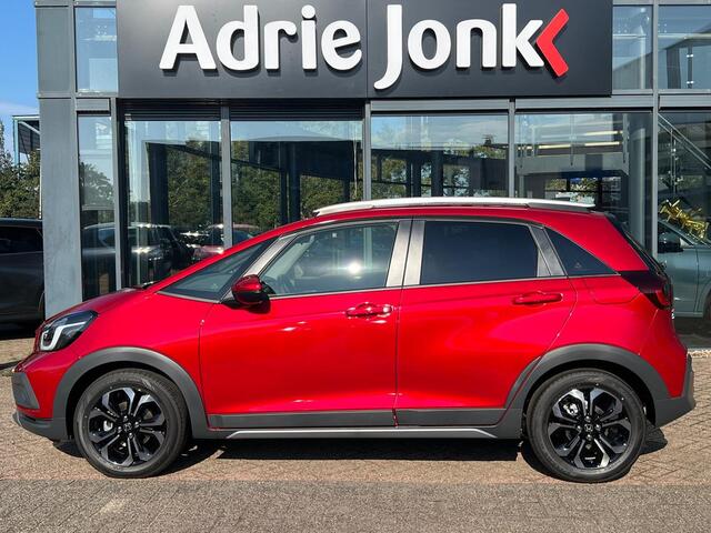 Honda JAZZ 1.5 e:HEV Advance Crosstar NIEUW | AUTOMAAT | NAVI | APPLE CARPLAY | ANDROID AUTO | STOEL + SUURVERWARMING | ACC | ACHTERUITRIJCAMERA |