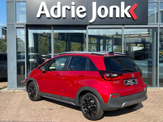 Honda JAZZ 1.5 e:HEV Advance Crosstar NIEUW | AUTOMAAT | NAVI | APPLE CARPLAY | ANDROID AUTO | STOEL + SUURVERWARMING | ACC | ACHTERUITRIJCAMERA |