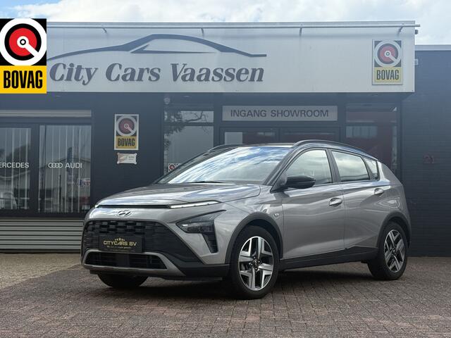 Hyundai Bayon 1.0 T-GDI Comfort hybrid 48v automaat 101 pk groot scherm navi apple carplay camera climate ctr cruise ctr lmv 1e eigenaar dealer onderhouden