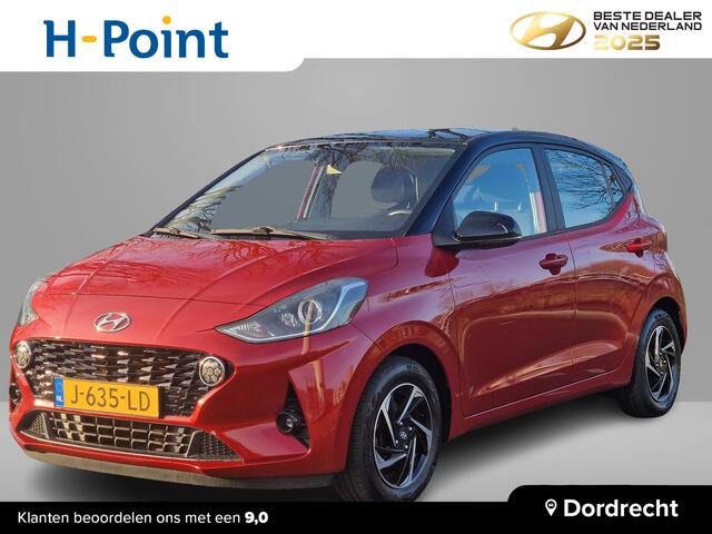 Hyundai I 10 5drs 1.0 67 PK Premium | Climate control | Contrasterende dakkleur | Geïntegreerde navigatiesysteem| Lichtmetalen velgen | Parkeersensoren achter |