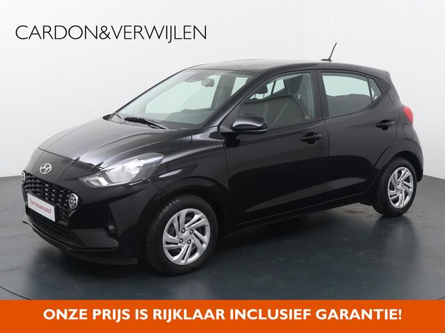 Hyundai I 10 1.0 Comfort | 67 PK | Apple CarPlay / Android Auto | Airconditioning | Cruise control | Multifunctioneel stuurwiel | Speedlimiter | Automatische verlichting | Spraakbediening | Dab+ | Bluetooth | Laneassist | Deurvergrendeling | 5-deurs |