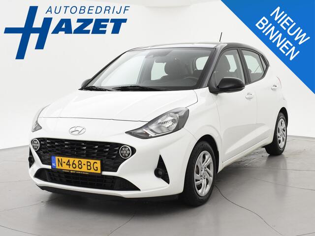 Hyundai I 10 1.0 AUTOMAAT COMFORT 5-ZITS + APPLE CARPLAY | DAB+ | CRUISE CONTROL | TWO-TONE WIT/ZWART