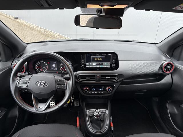 Hyundai I 10 1.0 T-GDI N Line 5-zits / Airco / Stoel-stoelverwarming / Apple CarPlay/Android auto / All-season banden / Cruise control / Navigatiesysteem full map /