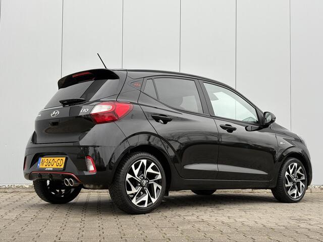 Hyundai I 10 1.0 T-GDI N Line 5-zits / Airco / Stoel-stoelverwarming / Apple CarPlay/Android auto / All-season banden / Cruise control / Navigatiesysteem full map /