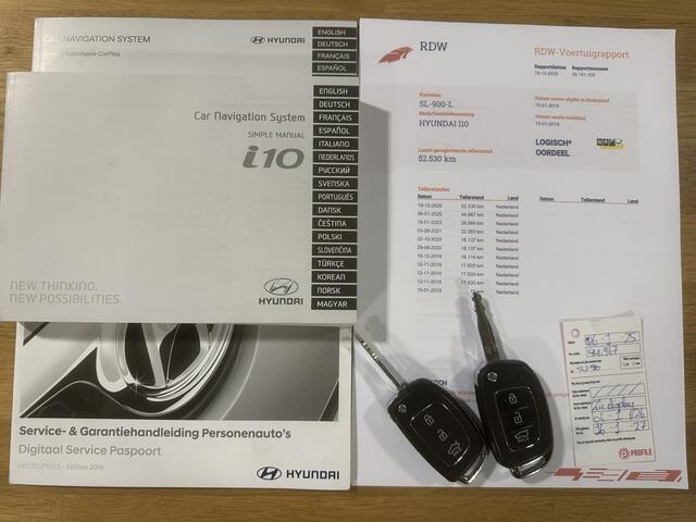 Hyundai I 10 1.0i Comfort / Carplay / 52.000km NAP / Cruise