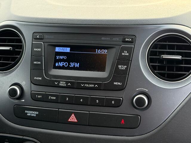 Hyundai I 10 1.2 Passion | Airco | Stoel/Stuurverw. | Alu velgen | Bluetooth | DAB | 4 cilinder