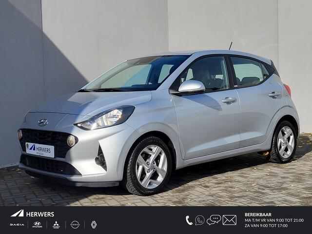 Hyundai I 10 1.0 Automaat / Fabrieksgarantie tot 4-2026 / 5 zits / Dealer onderhouden / Airco / Verwarmde voorstoelen / Verwarmd stuurwiel / Android Auto / Apple Carplay / DAB