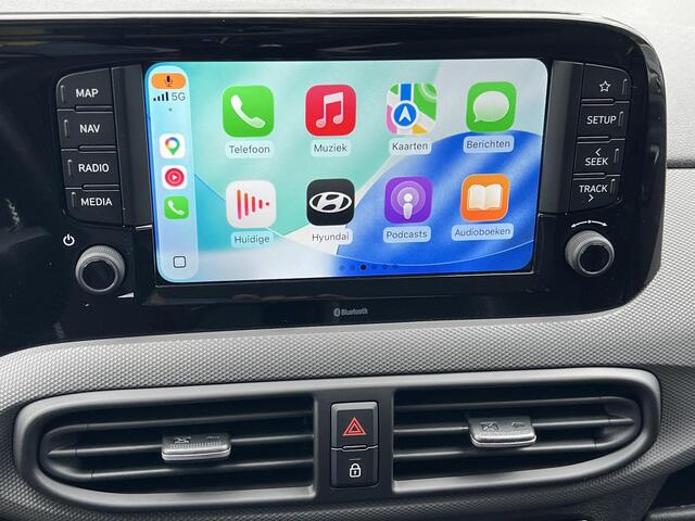 Hyundai I 10 1.0 Comfort Smart 5-zits / Automaat / Stuur- en stoelverwarming / Camera / Airco / Navigatie / Apple Carplay Android / DAB radio / 15" LM wielen & All Season banden /