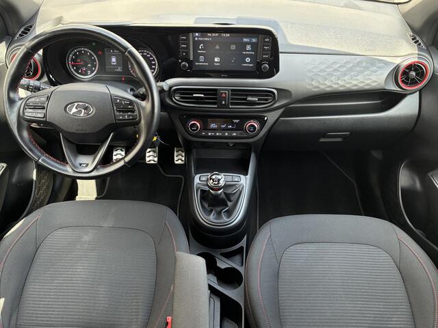 Hyundai I 10 1.0 T-GDI N Line 5-zits / Achteruitrijcamera / Navigatie d.m.v. Apple Carplay/Android Auto / Bluetooth / Stoel-/Stuurverwarming / Cruise Control /