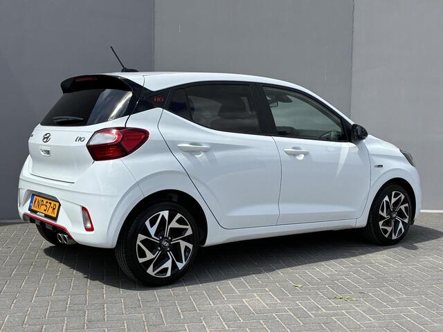 Hyundai I 10 1.0 T-GDI N Line 5-zits / Achteruitrijcamera / Navigatie d.m.v. Apple Carplay/Android Auto / Bluetooth / Stoel-/Stuurverwarming / Cruise Control /