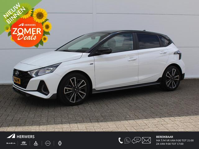 Hyundai I 20 1.0 T-GDI N Line 100PK / Navigatie + Apple Carplay/Android Auto / Achteruitrijcamera / Airco / Cruise Control / 17" Lichtmetalen Velgen /
