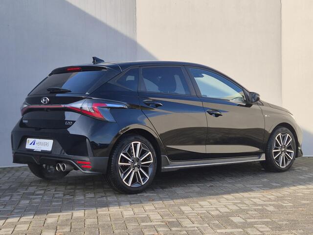 Hyundai I 20 1.0 T-GDI N Line Automaat / Fabrieksgarantie tot 09-2026 / Dealer onderhouden / Stuur en Stoel verwarming / Apple Carplay Android Auto / Achteruitrijcamera / Adaptief CC / Bose Audio Systeem / Climate control /