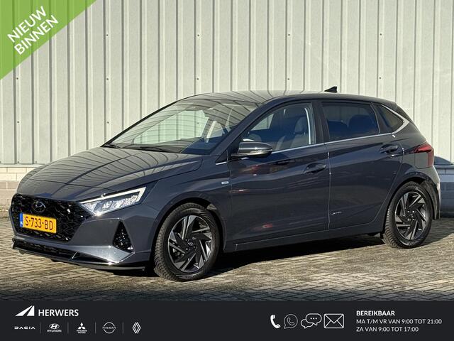 Hyundai I 20 1.0 T-GDI Premium / Nederlandse Auto / Fabrieksgarantie t/m 02-2028 / Apple CarPlay/Android Auto / Navigatie / Bose Audio / Stoel- en Stuurverwarming / Keyless Entry / Climate Control / Achteruitrijcamera / Parkeersensoren voor + achter / Full LED verlich