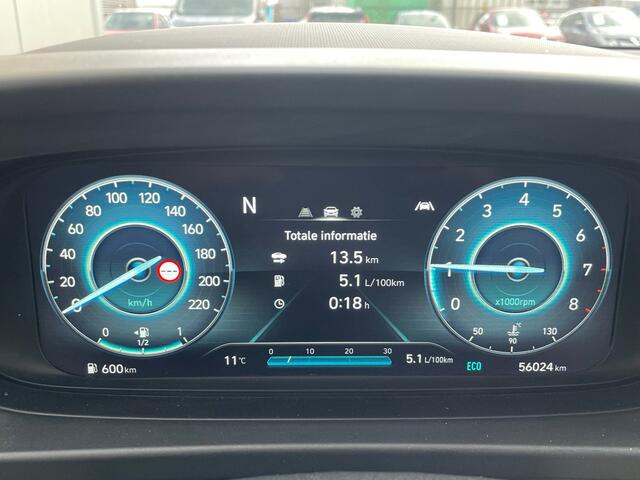 Hyundai I 20 1.0 T-GDI Comfort Navigatie ( via Apple Carplay/Android Auto ), Airco, Cruise Control, Dodehoek Detectie, 16"Lm, Achteruitrijcamera