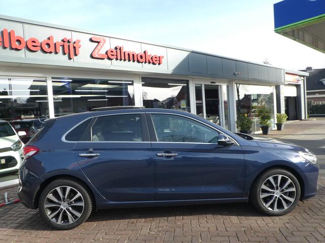 Hyundai I 30 1.4 T-GDI Premium Autmaat, Elektrisch Panodak, Navi, 17"Lm Velgen, Cruise