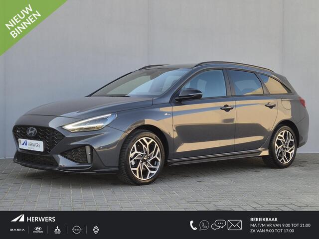 Hyundai I 30 Wagon 1.0 T-GDi MHEV N-Line Automaat / Fabrieksgarantie tot 01-2030 / Stuur-, en Stoel verwarming / Achteruitrijcamera / Adaptief CC / Keyless Entry/Start / Climate control / Apple Carplay Android Auto /