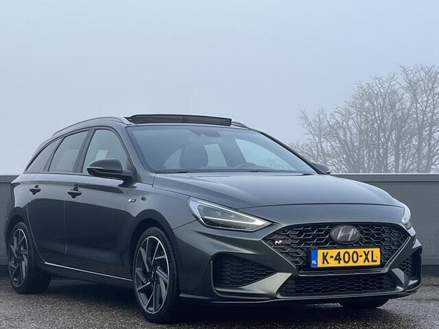 Hyundai I 30 Wagon N Line Sky 1.5 T-GDi MHEV 160pk | SCHUIF/KANTELDAK | N-LINE PACK | 1e EIGENAAR! | 18'' 2-TONE LM-VELGEN |
