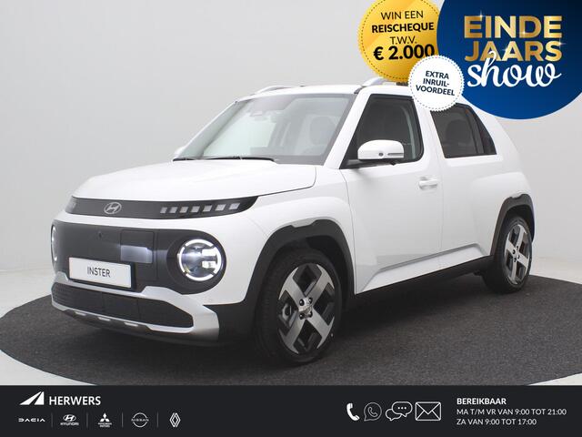 Hyundai INSTER Evolve Sky 49 kWh Winter & Tech Pakket MY26 / 2000 Voordeel / Warmtepomp / Stoel- & Stuurverwarming / Climate Control / Adaptive Cruise Control / V2L / 3 Fase /
