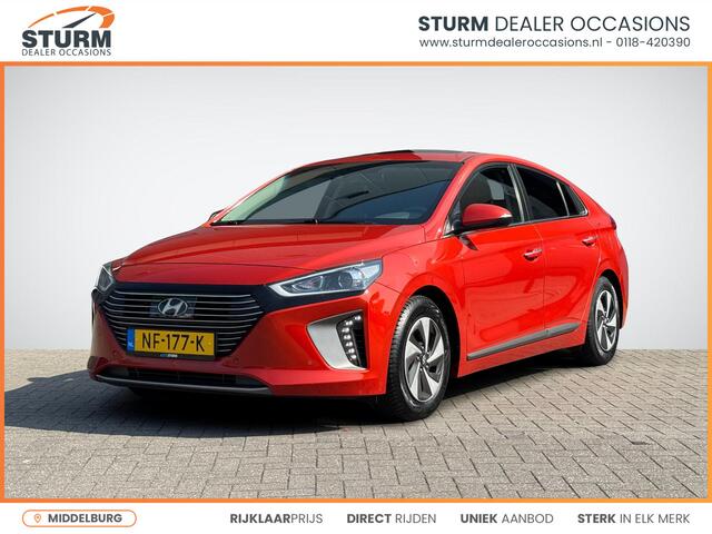 Hyundai IONIQ 1.6 GDi Premium | Schuif-/Kanteldak | Navigatie | Camera | Leder | Stuur- + Stoelverwarming | Geheugenstoel | Apple Carplay/Android Auto | Rijklaarprijs!
