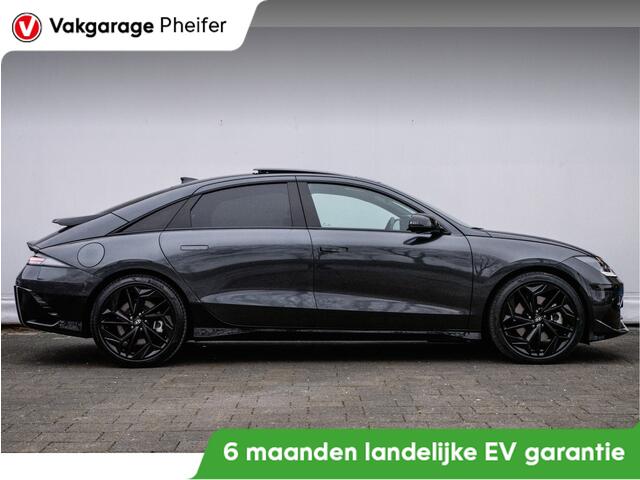 Hyundai IONIQ 6 First Edition AWD 77.4 kWh Schuifdak/ Camera/ Stoel-stuurverwarming/ Navigatie/ Carplay/ Memory/ 20" Lmv