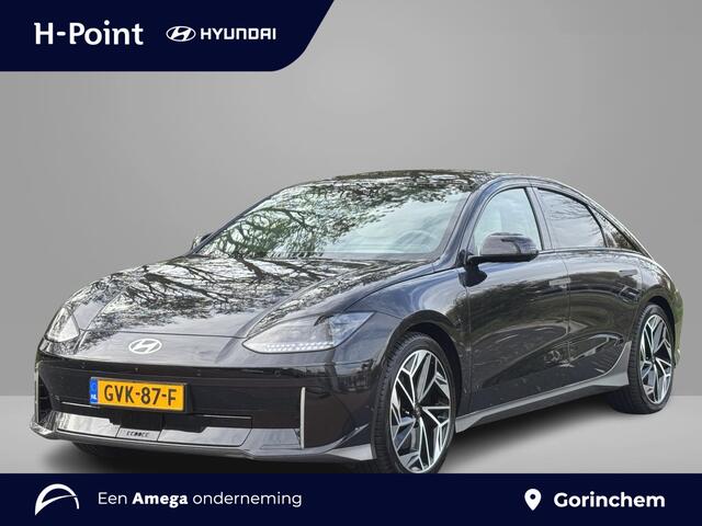Hyundai IONIQ 6 Lounge 77.4 kWh | Lederen bekleding | Warmtepomp & V2L | Geïntegreerde navigatie | Apple Carplay & Android Auto | Adaptieve Cruisecontrol | Camera | Warmtepomp | Stoel & stuur verwarming | Premium audio BOSE |
