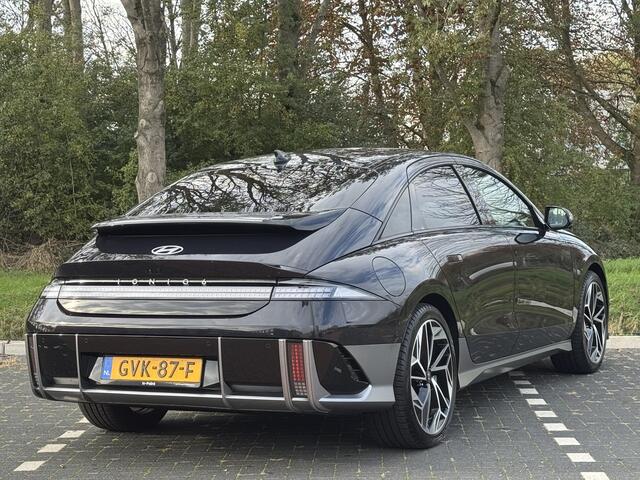 Hyundai IONIQ 6 Lounge 77.4 kWh | Lederen bekleding | Warmtepomp & V2L | Geïntegreerde navigatie | Apple Carplay & Android Auto | Adaptieve Cruisecontrol | Camera | Warmtepomp | Stoel & stuur verwarming | Premium audio BOSE |