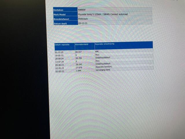 Hyundai IONIQ Connect 58 kWh - Carplay, Navi, Camera, Cuise, Trekhaak, Half Leer, Stoelverw.