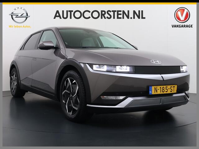 Hyundai IONIQ 5 58 kWh SOH 100% Leer 19"lm Camera Connect+ Warmtepomp Elektr.Stoelen+Stuur-Verwarmd Adaptive-Cruise- Head-up display Bose-HiFi Navi Apple/Android Carplay PDC-v/a Snelweg-assist Spoorassist Accu verwarm-syst. Elektr.-A-klep LED-v/a Blindspot Dodehoekass 