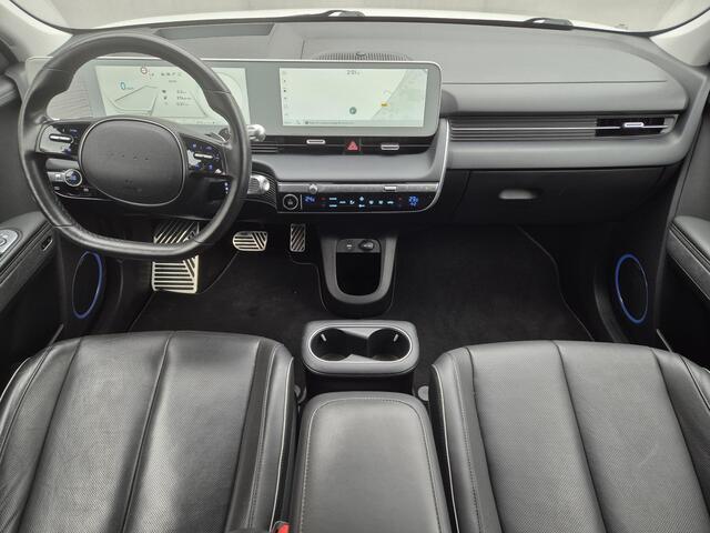 Hyundai IONIQ 5 Lounge 73kWh Automaat / 8 jaar Batterij Garantie / Dealer onderhouden / Fabrieksgarantie to 12-2026 / Accu SOH 100% / WLTP bereik 451 km bereik / CCS Snellader / Warmtepomp / Head Up Display / Trekgewicht 1600 kg / Elektrische achterklep / Stuur-, Stoe