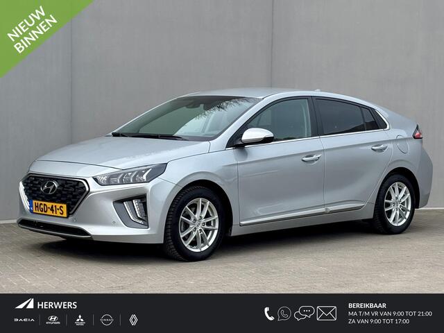 Hyundai IONIQ 1.6 GDi Premium - Plus / Stoelventilatie / Stuur-, Stoel- en Achterbankverwarming / Apple Carplay&Android Auto / Memory Stoelen / Cruise Control Adaptief / Led / Keyless / Camera /