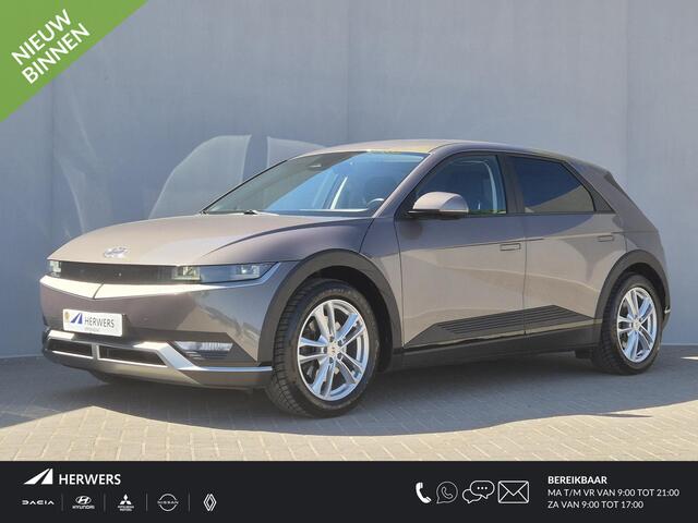 Hyundai IONIQ 5 Style 58 kWh / SOH 100% / Dealer onderhouden / 8 jaar Batterijgarantie / Fabrieksgarantie tot 02-2027 / CCS snellader / WLTP bereik 384 km bereik stad 587 km / Achteruitrijcamera / Stuur- & Stoelverwarming / Adaptief cruise control / Apple Carplay Andro