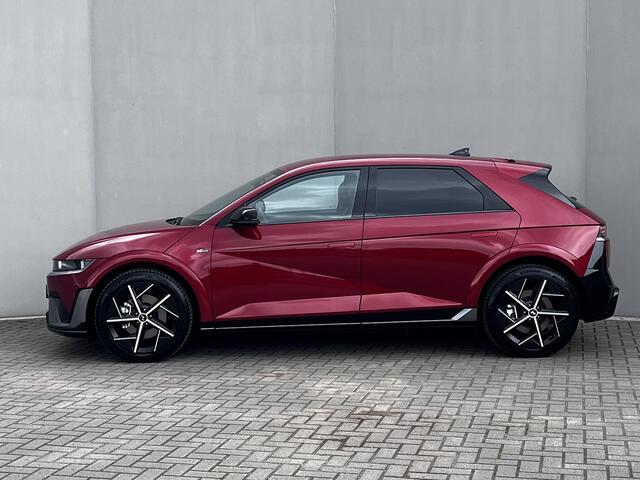 Hyundai IONIQ 5 N Line Edition Limited 84 kWh / Fabrieksgarantie tot 09-2030 /Accu SoH 100% / 1.600 kg trekgewicht / WLTP 515 km / Warmtepomp / Camera / Stuur- & stoelverwarming / CCS snel laden / 20" LM + All Season banden /