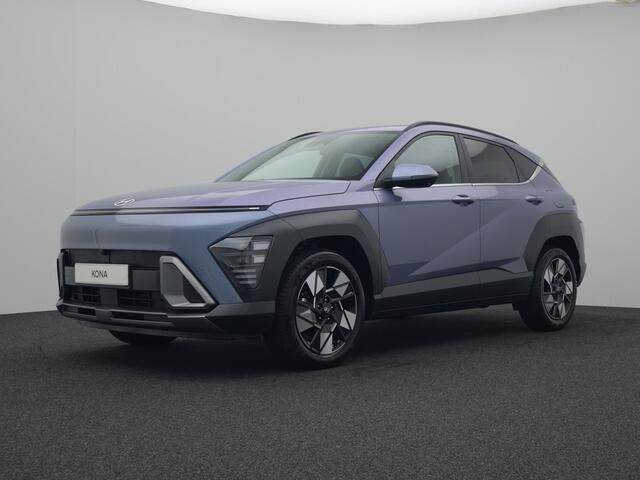 Hyundai Kona 1.6 GDI HEV Premium Met Lederen Bekleding, Stoelverwarming en Navigatie Uit voorraad leverbaar!