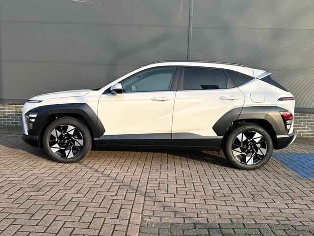 Hyundai Kona 1.6 GDI HEV Premium / ¤1750,- Voordeel / ¤39.940.- Rijklaar / Uit Voorraad Leverbaar! / Navigatie + Apple Carplay/Android Auto / Climate Control /