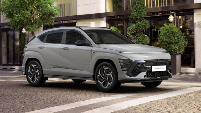 Hyundai Kona 1.6 GDI HEV N Line | OPEN/SKY DAK | 360 GRADEN CAMERA | INCL ¤1500,- SMART BONUS | ADAPTIVE CRUISE CONTROL | 18" N-LINE VELGEN | STOELVENTILATIE | STOEL/STUURVERWARMING |