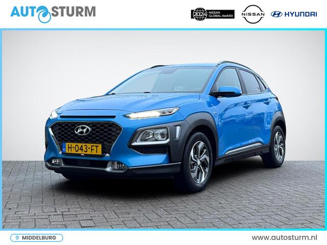 Hyundai Kona 1.6 GDI HEV Fashion | Navigatie | Camera | Adapt. Cruise Control | Head-Up Display | Keyless Entry | Apple Carplay/Android Auto | Dodehoek | Rijklaarprijs!