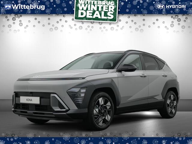 Hyundai Kona 1.6 GDI HEV Premium Met Lederen Bekleding, Stoelverwarming, Camera en Navigatie Uit voorraad leverbaar!