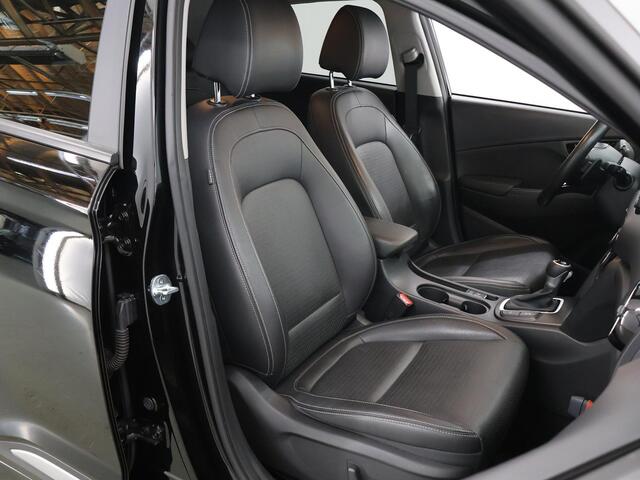 Hyundai Kona 1.6 GDI HEV Premium | Stoelverwarming | Stuurwielverwarming | Navigatiesysteem | Lederen bekleding | Camera | DAB | Apple CarPlay/Android Auto | Stoelkoeling | Adaptieve Cruise Control |