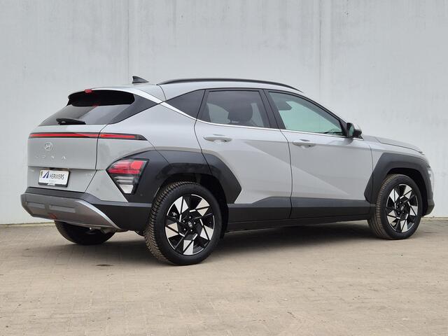 Hyundai Kona 1.6 GDI HEV Premium Sky / Trekgewicht 1300 kg / Glazen schuif- en kanteldak / Adaptief cruise control / Rondomzicht camera / / Lichtmetalen wielen 18" / Apple Carplay Android Auto /