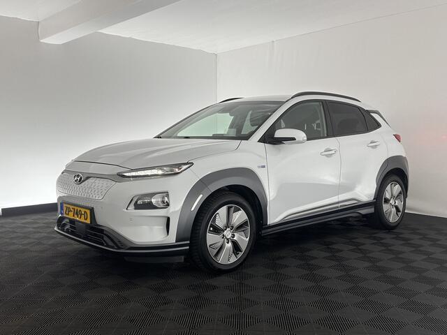 Hyundai Kona EV Premium 64 kWh (INCL-BTW) *FULL-LEATHER | HEAD-UP | FULL-LED | NAVI-FULLMAP | DAB | ADAPTIVE-CRUISE | KRELL-AUDIO | KEYLESS | CAMERA | BLIND-SPOT | LANE-ASSIST | DIGI-COCKPIT | COMFORT-SEATS | 17''ALU*
