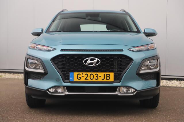 Hyundai Kona 1.0 T-GDI Comfort Navigatie Achteruitrijcamera Carplay Android Clima Cruise Parkeersensor Krell Audio Rijstrooksensor 16 inch LMV