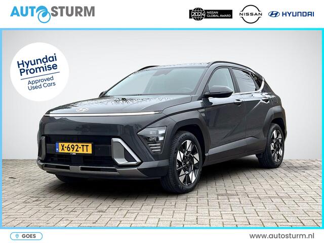 Hyundai Kona 1.6 GDI HEV Comfort Smart | Elek. Achterklep | Stuur- + Stoelverwarming | Full-LED | Adapt. Cruise Control | Keyless Entry | Rijklaarprijs!