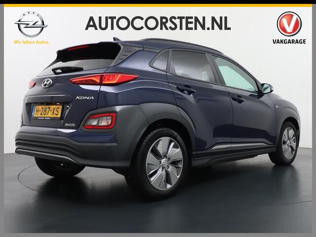 Hyundai Kona EV 64kWh 204pk Premium Leer Elektr.Schuif-K-dak Apple Carplay Android Navi Camera Elektr.Stoelen+Verwarmd+Ventilatie-koeling ! Adaptive Cruise/Stop&Go Zelfsturend MultMedia Led Keyless Dab+ Premium 484km actieradius WLTP !! Heerlijke, sterke FEV , Enorm E
