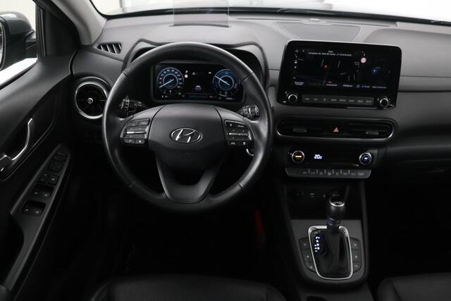 Hyundai Kona 1.6 GDI HEV Premium | Head-Up | Stoelventilatie | Leder | Adaptive cruise | Camera | Full LED | Navigatie | Stuurverwarming
