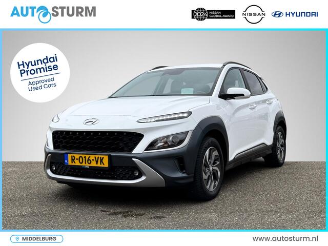 Hyundai Kona 1.6 GDI HEV Fashion | Trekhaak | Navigatie | Camera | Head-Up Display | Premium Audio | Adapt. Cruise Control | Apple Carplay/Android Auto | Rijklaarprijs!
